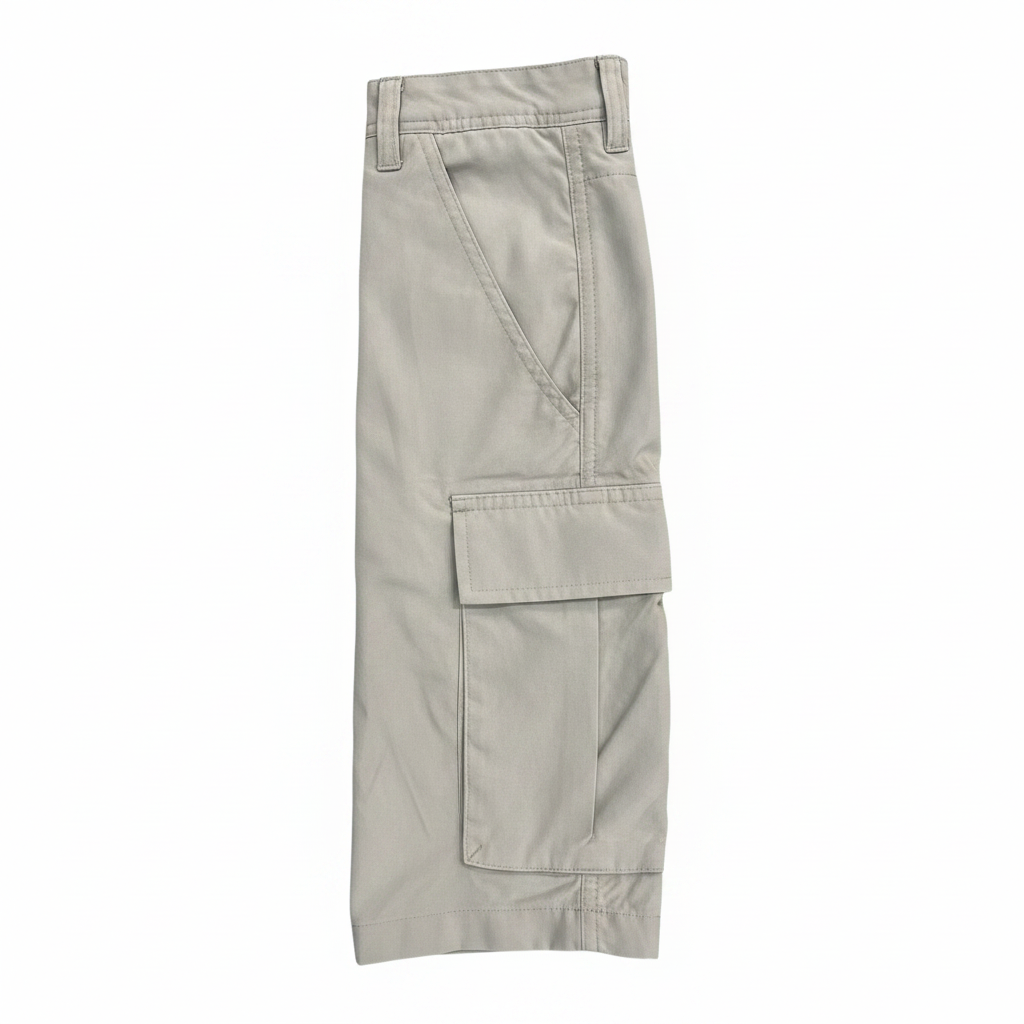 Livergy Men's Khaki Cargo Shorts with Elastic Waist