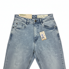 Esmara Women's High Waist Light Wash Straight Leg Jeans