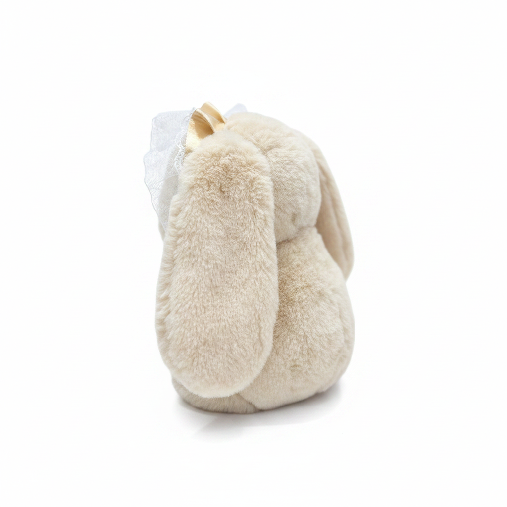 Premium Plush Bunny with Lace Bonnet Toy