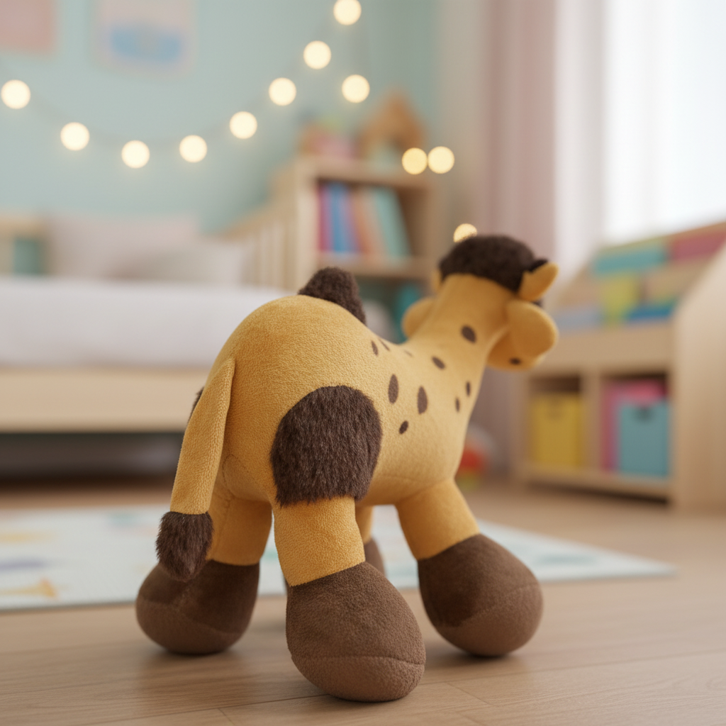 Brown and Tan Plush Camel Soft Toy