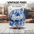 Rivaldi Blue Legends Graphic Flat-Brim Cap
