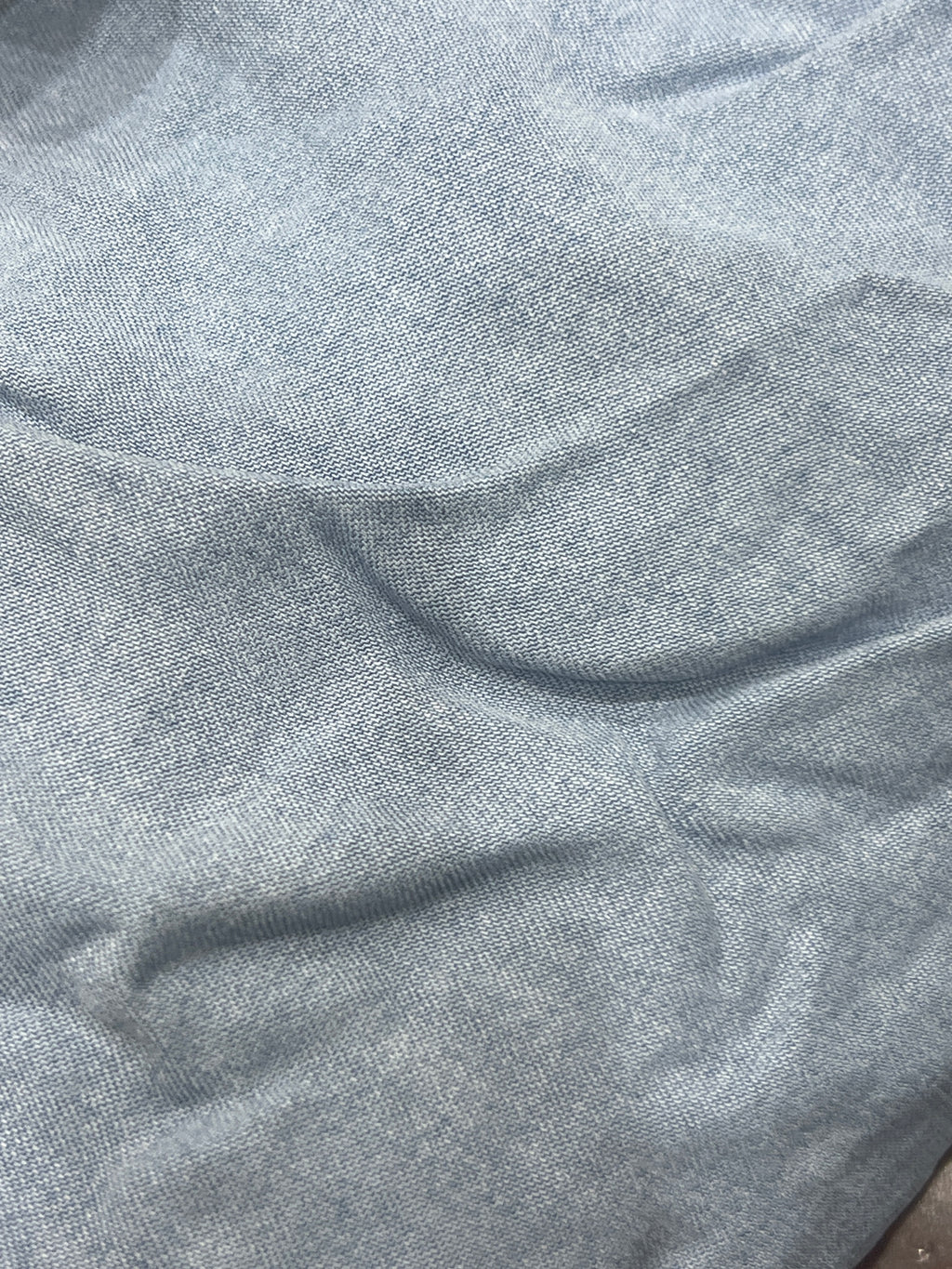Women's Light Blue Wide Leg Lyocell Drawstring Trousers