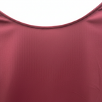 Women's Burgundy Open Front Waterfall Duster Coat