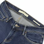 Women's Dark Blue Slim Straight Leg MNG Denim Jeans
