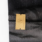 Women's Brown Metallic Open Front Draped Cape Abaya