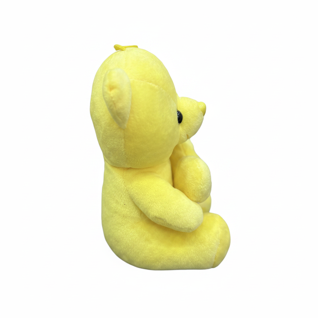 Bright Yellow Heart Emoji Plush Teddy Bear