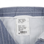 Women's Light Blue Pinstripe Tailored Trousers