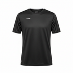 Kipsta Kids Black Short Sleeve Athletic Training T-Shirt