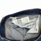 Women's Mid-Wash Straight-Leg Blue Denim Jeans