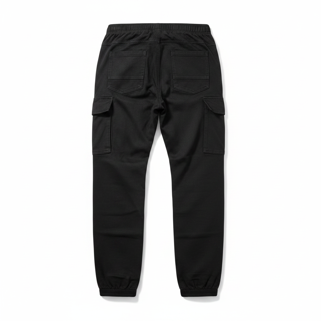CHAPTER Young Kids' Black Cargo Joggers - Size 164