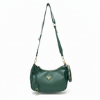 PRADA Women's Forest Green Multi-Pouch Shoulder Bag