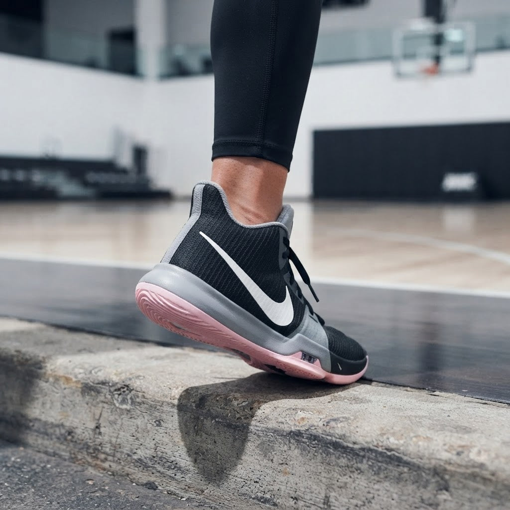 NIKE Nike Black & Pink High-Top Basketball Sneakers