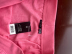 Bubblegum Pink Jersey Mini Skirt with Drawstring Waist