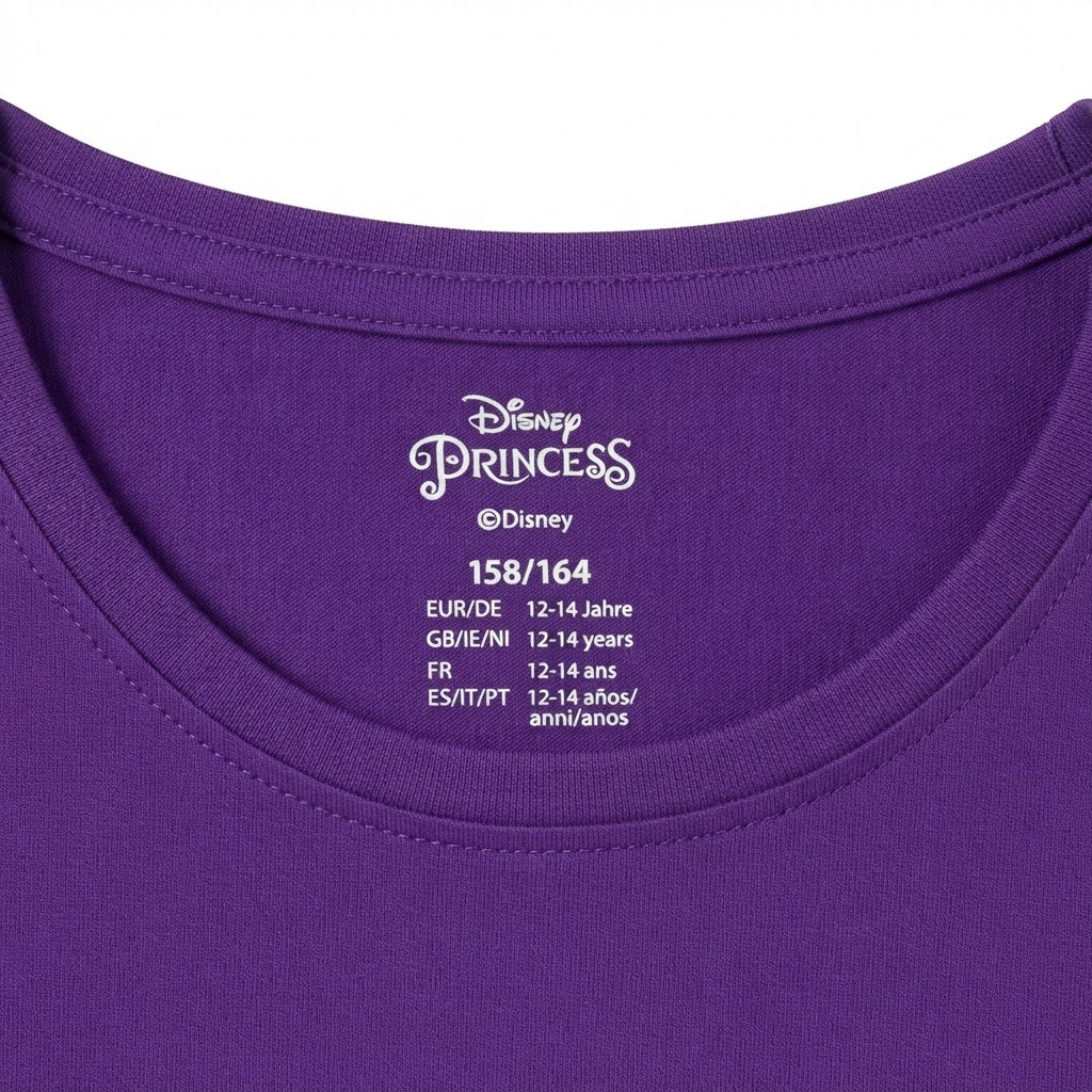 Disney PRINCESS Purple Graphic Print Fairytale Villainess Ki