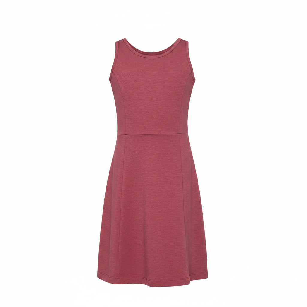 Pepperts! Kids' Pink Cotton Sleeveless Dress