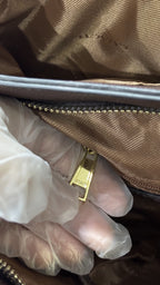 COACH NEW YORK Coach Signature Monogram Brown Satchel