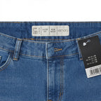Women's High-Waisted Blue Denim Shorts