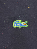 Lacoste Men's Navy Flecked Cotton T-Shirt - US 4XL
