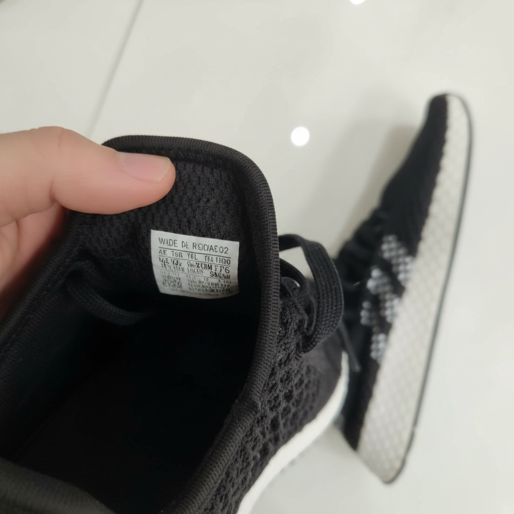Adidas Deerupt Runner Black White Mesh Sneakers