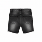 name it. Kids' Bright Green Button-Fly Woven Cotton Shorts