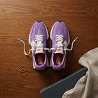 Women's Purple Retro Suede & Mesh Sneakers