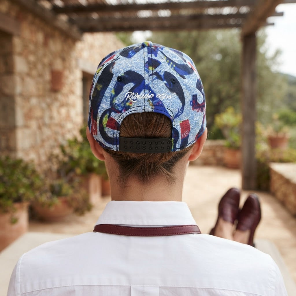 Rivaldi Blue Legends Graphic Flat-Brim Cap