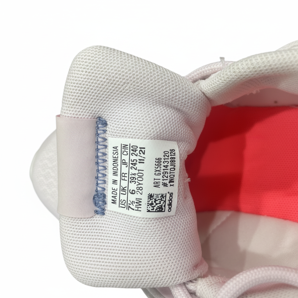 Adidas Adidas Light Pink Mesh Lace-Up Sneakers