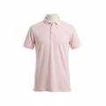 Dunnes Stores Men's Slim Fit Light Pink Piqué Polo Shirt