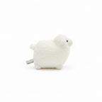Soft White Plush Ram Stuffed Animal Toy