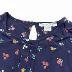 Primark Girls Navy Floral Long Sleeve Blouse 12-13Y