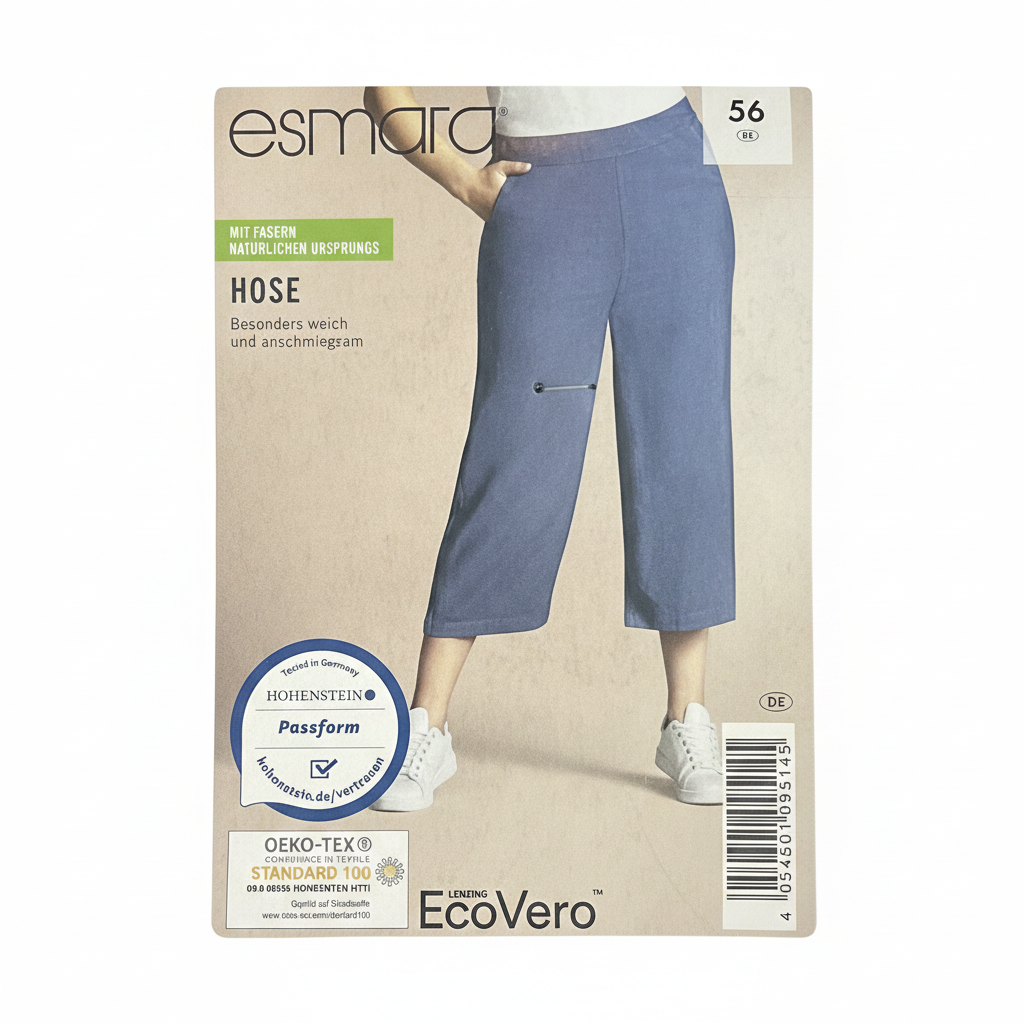 Esmara Women's Blue Wide Leg Cropped Culottes