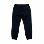 GALAXY BY HARVIC Men's Black Elasticated Waist Jogger Trouse