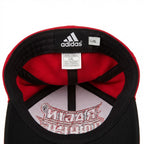 Adidas Ragin' Cajuns Red and Grey Hat L/XL