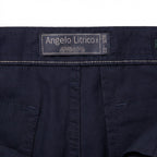 Women's Navy navy Linen Blend Straight Leg Trousers