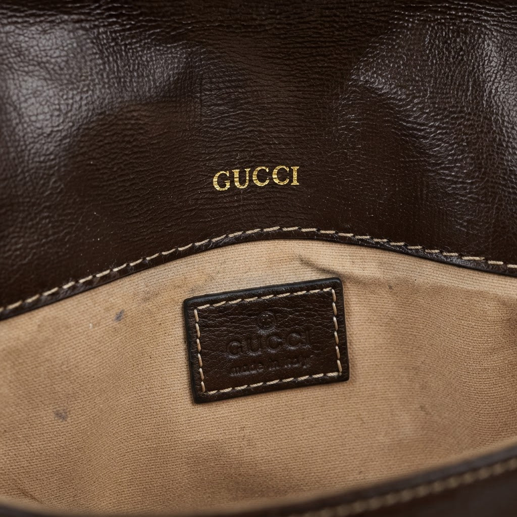 Gucci Gucci Horsebit 1955 Small GG Supreme & Leather Bag