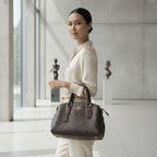 COACH NEW YORK Coach Signature Monogram Brown Satchel