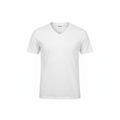 Mexx Men's White Cotton V-Neck T-Shirt Size XL