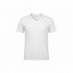 Mexx Men's White Cotton V-Neck T-Shirt Size XL