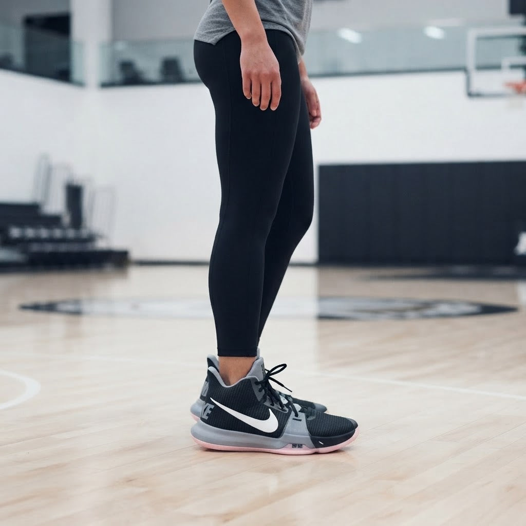 NIKE Nike Black & Pink High-Top Basketball Sneakers