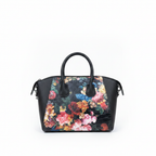 Givenchy Floral & Croc Leather Satchel Handbag
