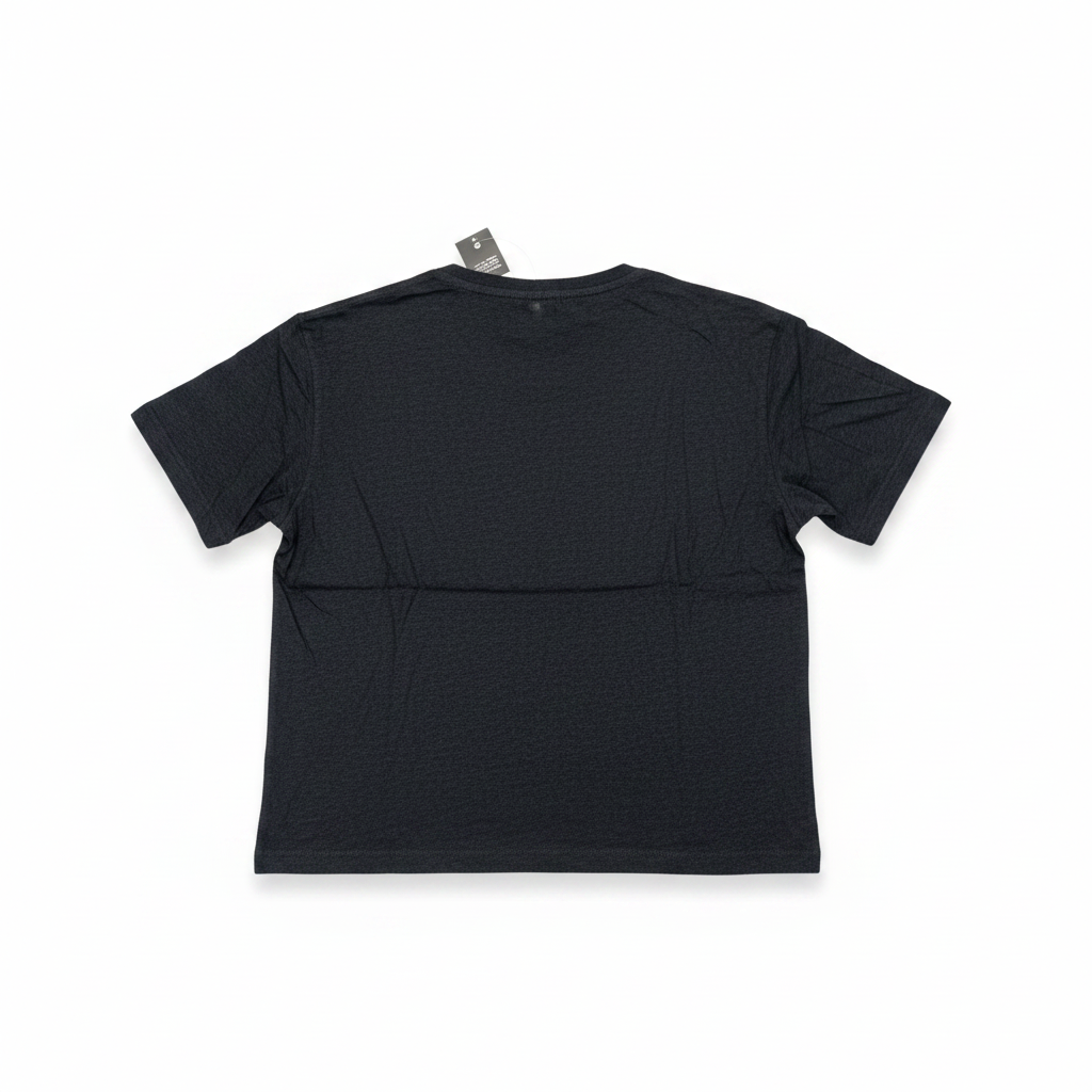 Women's Charcoal V-Neck Relaxed Fit T-Shirt