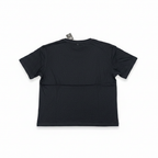 Women's Charcoal V-Neck Relaxed Fit T-Shirt