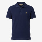 Burberry Burberry Navy Blue Short Sleeve Piqué Polo Shirt