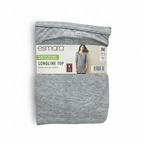 Esmara Women's Grey Long Sleeve Cotton Top - New