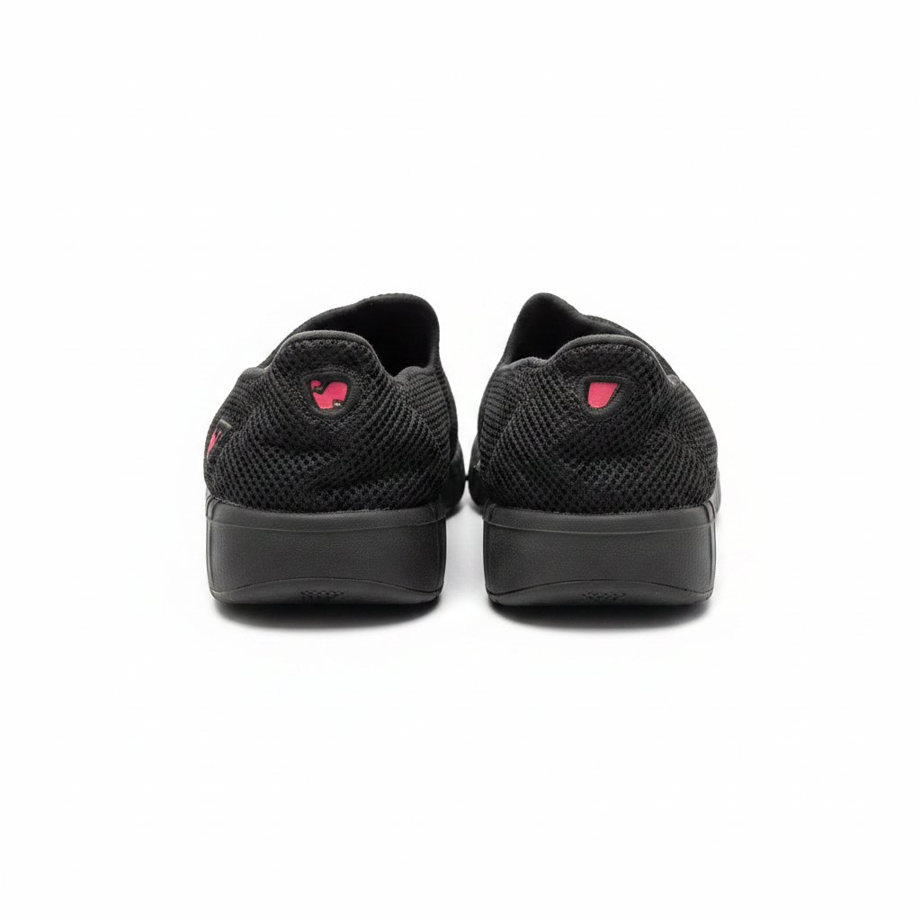 Sketchers Black Mesh Slip-On Walking Sneakers
