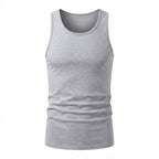 LIVERGY Men's Grey Classic Scoop Neck Tank Top