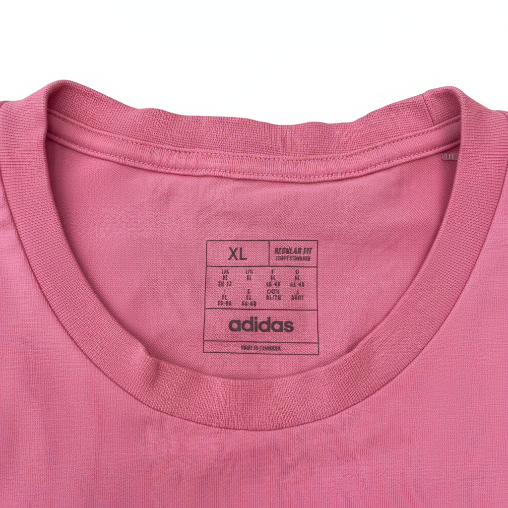adidas Women's Pink Graphic Logo Short Sleeve T-Shirt