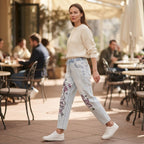 [WearU Generated:premium_master] Gloria Jeans Light Blue Denim Relaxed Straight Jeans – premium master
