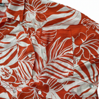 Mango MNG Orange Tropical Print Sleeveless Blouse