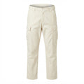 Women's Cream Cotton Cargo Trousers with Flap Pockets